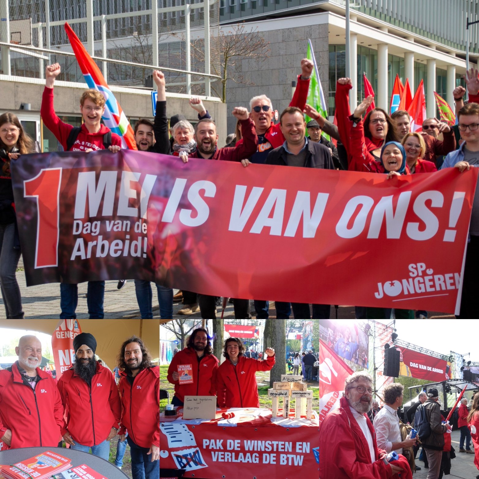 1 Mei Dag Van De Arbeid Sp Rotterdam